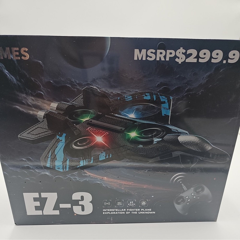 DMES Remote Control Fighter Jet Drone - Complete Aerial‎ Stunt Plane